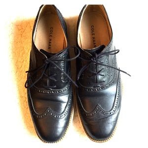 SALE ⭐️ Cole Haan Grand OS Black Wingtip Size 8M